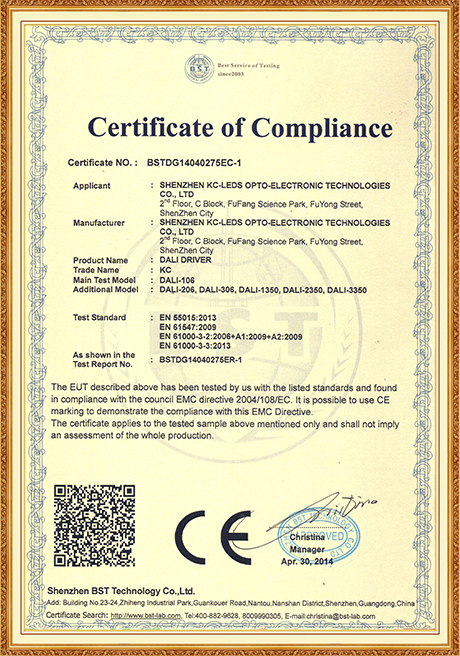 Certificate Of Honor